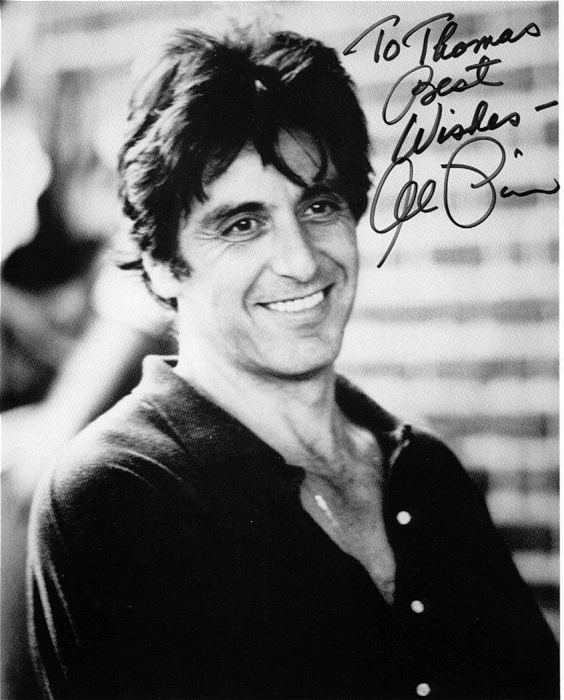 al pacino serpico. Al Pacino Autograph