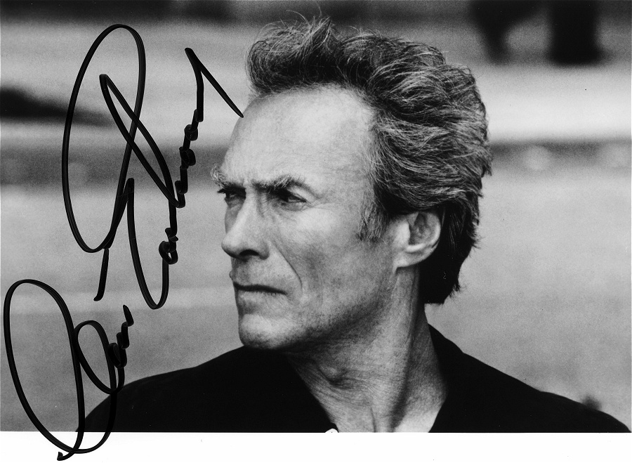 frances fisher clint eastwood. Clint Eastwood Autograph