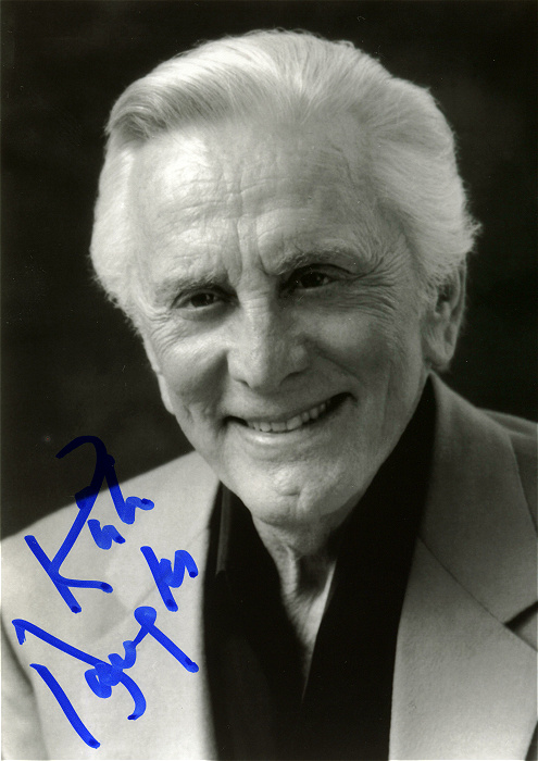Kirk Douglas Autograph